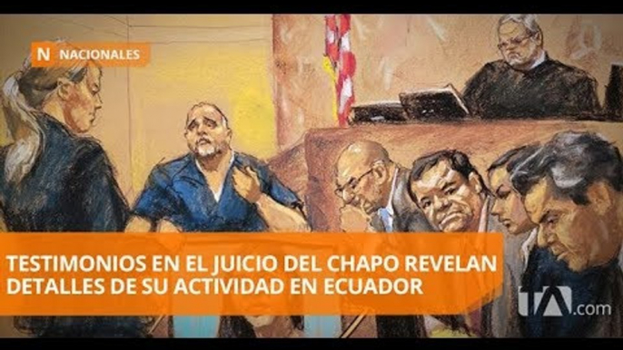 Se continúa recibiendo testimonios en el juicio contra Chapo Guzmán - Teleamazonas