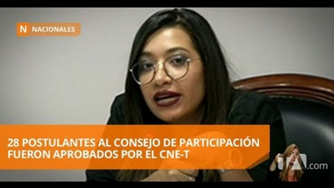 CNE-T aprobó 28 candidatos al Consejo de Participación Ciudadana - Teleamazonas