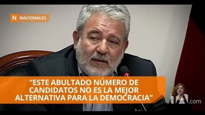 El Consejo Nacional Electoral confirmó 43 candidatos para el CPCCS - Teleamazonas