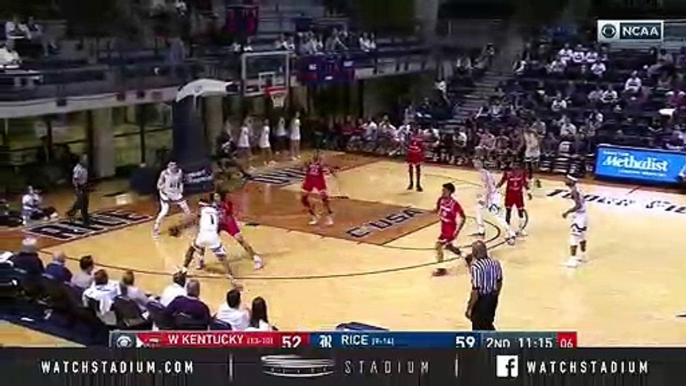 Western Kentucky vs. Rice Basketball Highlights (2018-19)