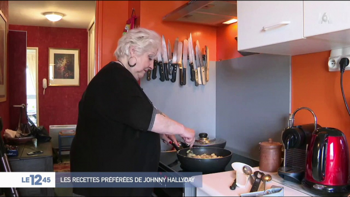 "Les recettes préférés de Johnny Hallyday" dans le 12.45