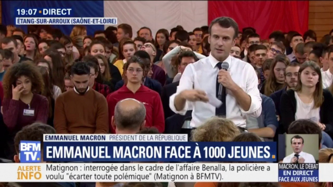 Emmanuel Macron: "Notre société n'est pas juste pour les mamans qui élèvent seules leurs enfants et veulent travailler"