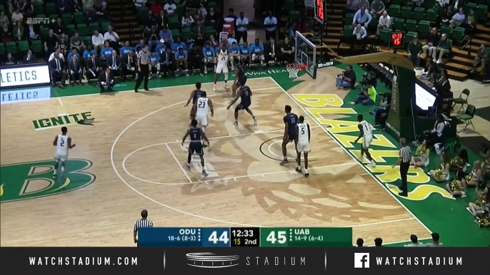 Old Dominion vs. UAB Basketball Highlights (2018-19)