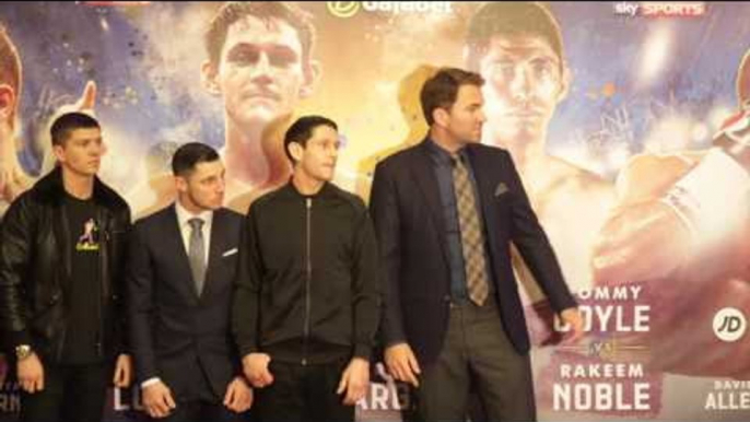 EDDIE HEARN, GAVIN McDONNELL, REY VARGAS, LUKE CAMPBELL, DAVE ALLEN, TOMMY COYLE, / PHOTO CALL