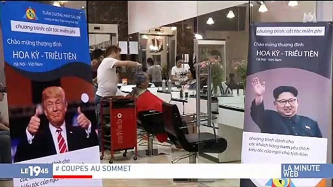 Hanoi : Pour le sommet Trump-Kim, un coiffeur propose des coupes insolites... et gratuites !