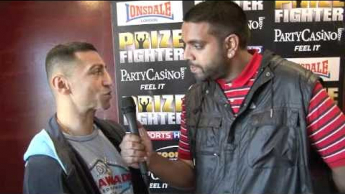 Takaloo Interview for iFILM LONDON / PRIZEFIGHTER WEIGH-IN