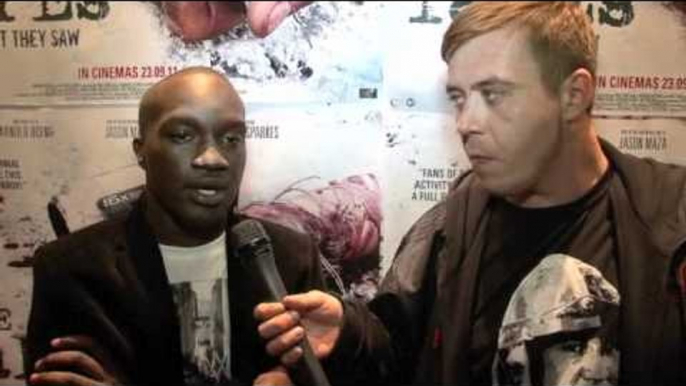 Arnold 'SnakeyMan' Oceng Interview for iFILM LONDON / THE TAPES PREMIERE