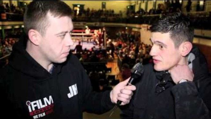 LIAM GRIFFITHS POST-FIGHT INTERVIEW FOR iFILM LONDON / RACKLEY v GRIFFITHS