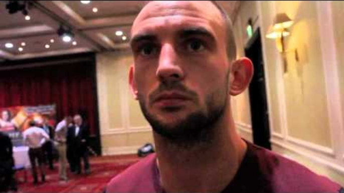 DAVID BROPHY FACES JASON BALL ON SEPT 7th (2013) IN GLASGOW - INTERVIEW AT PRESS CONFERENCE