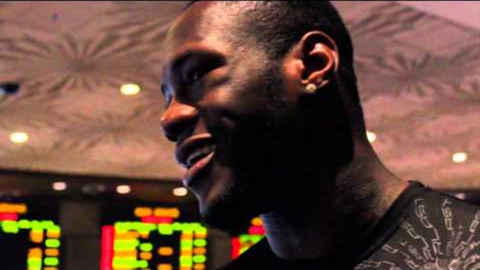 DEONTAY WILDER  TALKS TO IFL TV AHEAD OF WORLD TITLE CLASH WITH BERMANE STIVERNE.