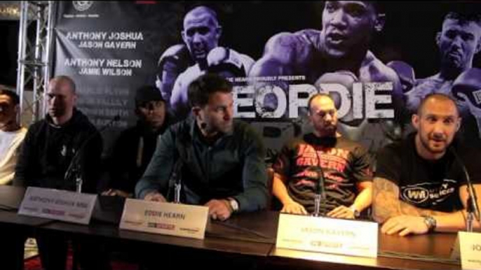 ANTHONY JOSHUA v JASON GAVERN / DICKINSON v SIMMONS - FULL PRESS CONFERENCE VIDEO / GEORGIE ROAR