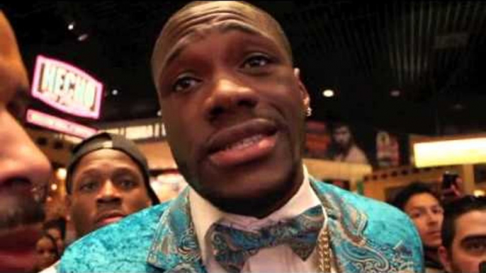 DEONTAY WILDER REACTS TO FLOYD MAYWEATHER'S UD WIN OVER MANNY PACQUIAO - POST FIGHT FROM MGM GRAND