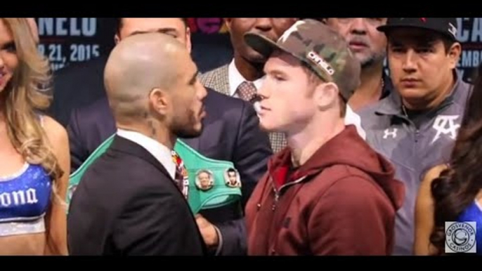 MIGUEL COTTO v SAUL CANELO ALVAREZ - OFFICIAL HEAD TO HEAD @ FINAL PRESS CONFERENCE / COTTO v CANELO