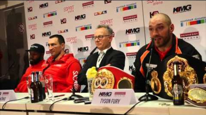 TYSON FURY - 'I WOULD BE HAPPY TO REMATCH WLADIMIR KLITSCHKO IN GERMANY' / KLITSCHKO v FURY