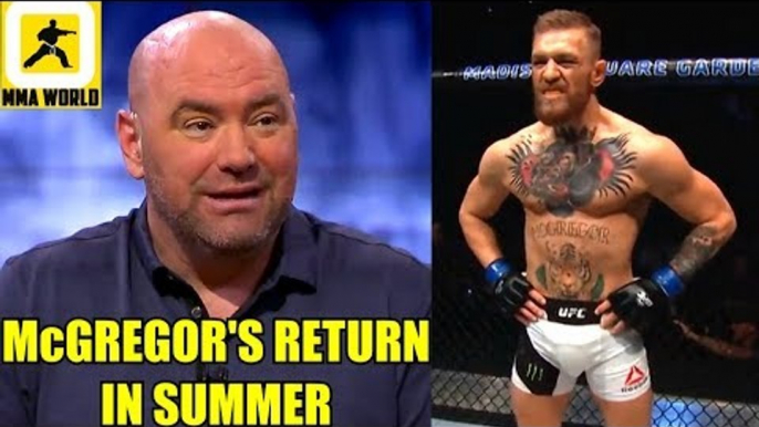 I'm cool with Conor McGregor and Donald Cerrone fighting eachother-Dana White,Interim belt at 155?