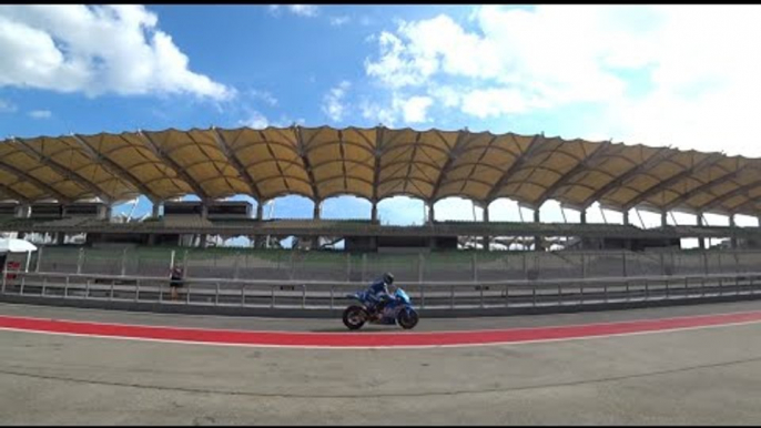 Suzuki at the Sepang Shakedown Test