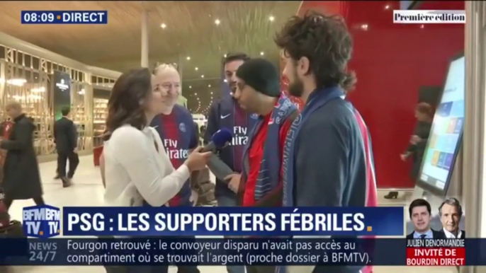 À quelques heures du match contre Manchester United, les supporters du PSG sont impatients