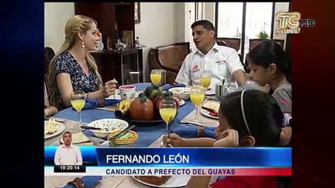 Fernando León - Candidato a prefecto del Guayas