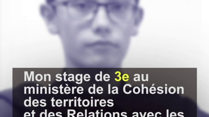 Mon stage de 3ème au ministère : Alexandre, élève du collège Pierre Mendès France 20e