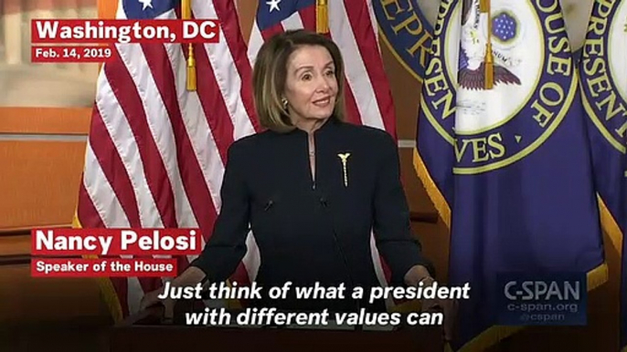 Pelosi On Trump Declaring National Emergency: 'Let's Talk About One-Year Anniversary' Of Parkland