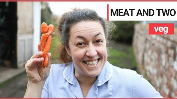 Nurse stunned when she finds two 'copulating' carrots in time for Valentine's Day | SWNS TV