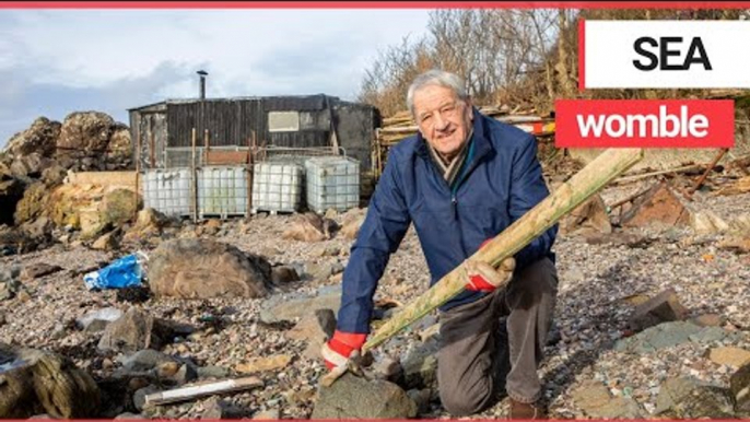 A man is tackling fly tippers by recycling their rubbish in his 85 YEAR OLD beach hut | SWNS TV