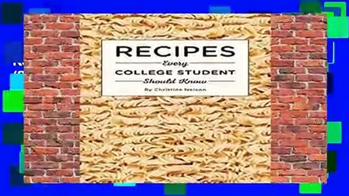 Recipes Every College Student Should Know (Stuff You Should Know)