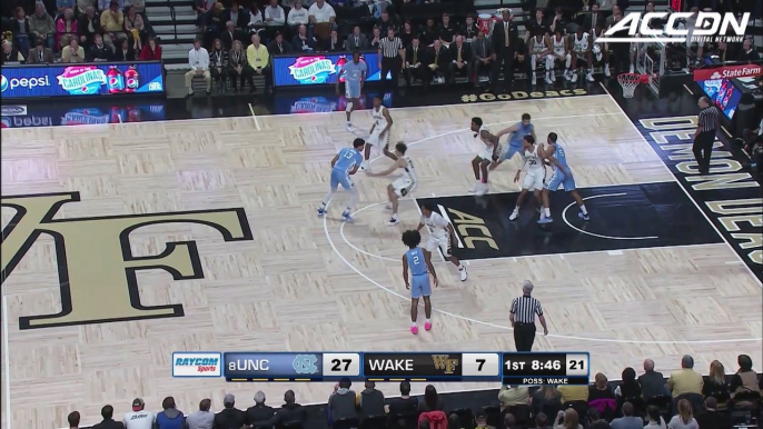 North Carolina vs. Wake Forest Basketball Highlights (2018-19)