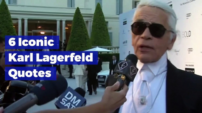 6 Iconic Karl Lagerfeld Quotes