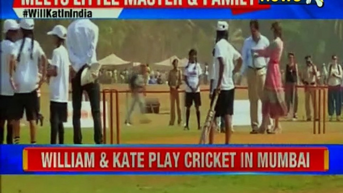 Cricket match between 'Master Blaster' Sachin Tendulkar and Prince William-Kate Middleton