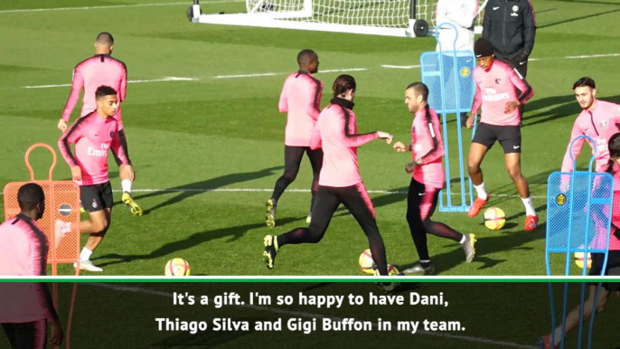 Alves, Buffon and Silva are helping me improve - Tuchel