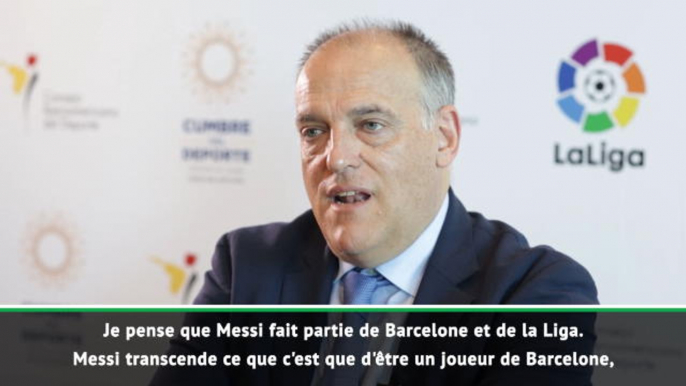 La Liga - Tebas : "Messi est une icône de notre championnat"