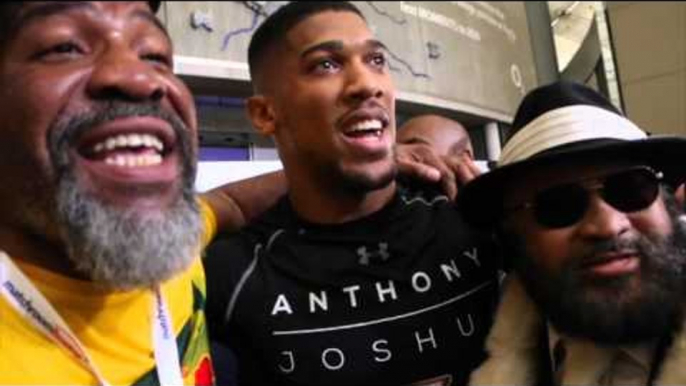 SHANNON BRIGGS TO ANTHONY JOSHUA - 'HE'S A SUCKER. I GRABBED DAVID HAYE HAIR, HE AIN'T DO NOTHING!'