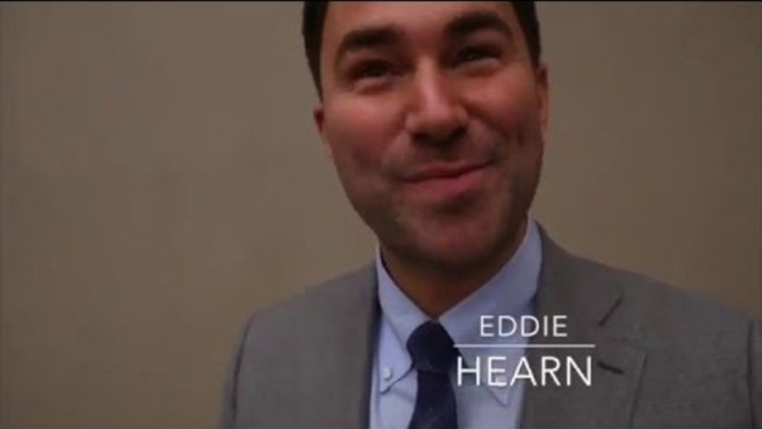 EDDIE HEARN ON MARTIN-JOSHUA WEIGH IN, DAVID HAYE-SHANNON BRIGGS & FURY-KLITSCHKO REMATCH