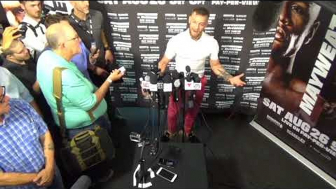 CONOR McGREGOR - 'IT WONT TAKE ME LONG TO DISMANTLE FLOYD MAYWEATHER - LIMB BY LIMB!!'