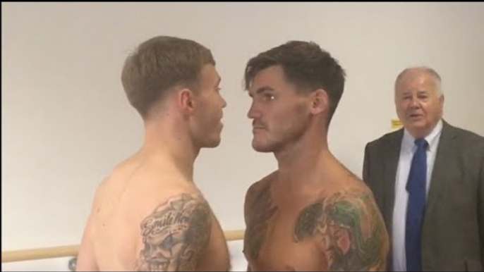 ENGLISH TITLE CLASH!! - JOEL McINTYRE v LIAM CONROY - WEIGH IN & HEAD TO HEAD /McINTYRE v CONROY