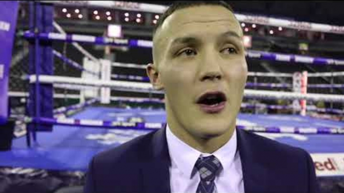 'ITS PERSONAL WITH LEE SELBY - I WANNA GIVE HIM ONE OF THESE!' - JOSH WARRINGTON AFTER FRAMPTON WIN