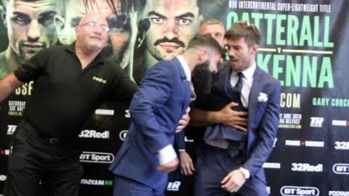 JONO CARROLL PUTS THE NUT ON DECLAN GERAGHTY AS TEMPERS FLARE IN HEATED HEAD TO HEAD