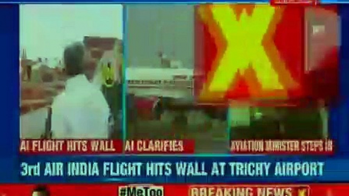 Air India flight hits wall at Trichy airport_136 passengers onboard, all safe