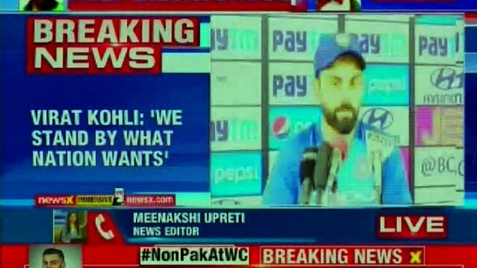 Virat Kohli breaks his silence on ICC World Cup 2019 clash against Pakistan