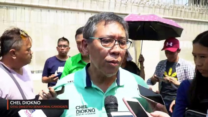 Otso Diretso senatorial bet Chel Diokno says opponent should make known stands on pressing issues