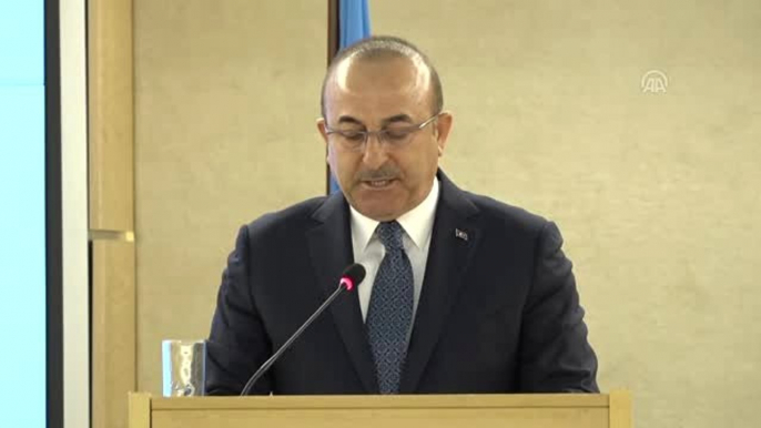 Dışişleri Bakanı Çavuşoğlu, İnsan Hakları Konseyine Hitap Etti (2)