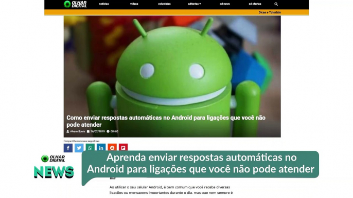 Aprenda enviar respostas automáticas no Android para ligações que você não pode atender