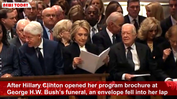 More Attendees Received the Strange Envelope in the Bush Funeral Brochure