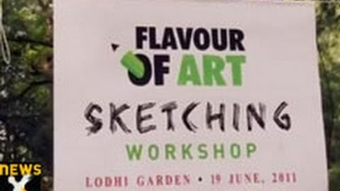 Good News: Outdoor sketching workshop-Flavour of Art - NewsX