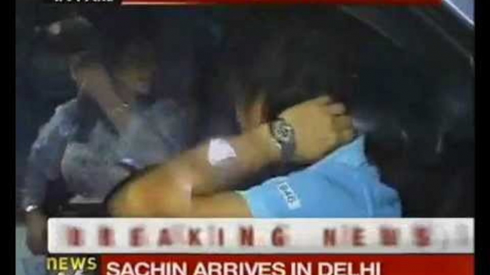 Sachin Tendulkar arrives in capital for RS oath ceremony - NewsX