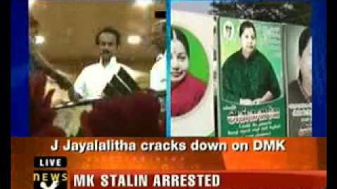 DMK leader M K Stalin detained in Tamil Nadu