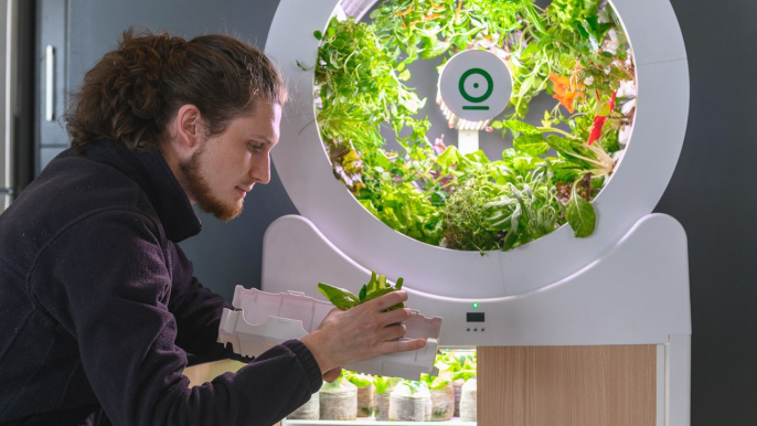 Smart indoor garden grows 90 fruits and veggies at once