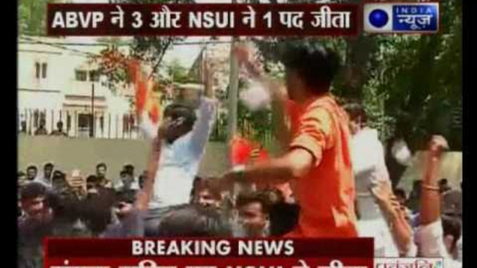 DUSU polls: Big win for ABVP, bags 3 student union seats