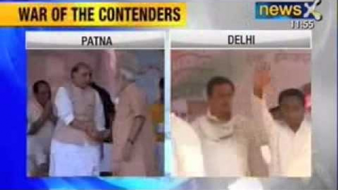 Sunday clash : Rahul Gandhi and Narendra Modi to address rallies today - NewsX